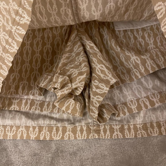 Croft & Barrow Tan Cream Mini Pencil Skort Casual - Picture 2 of 5